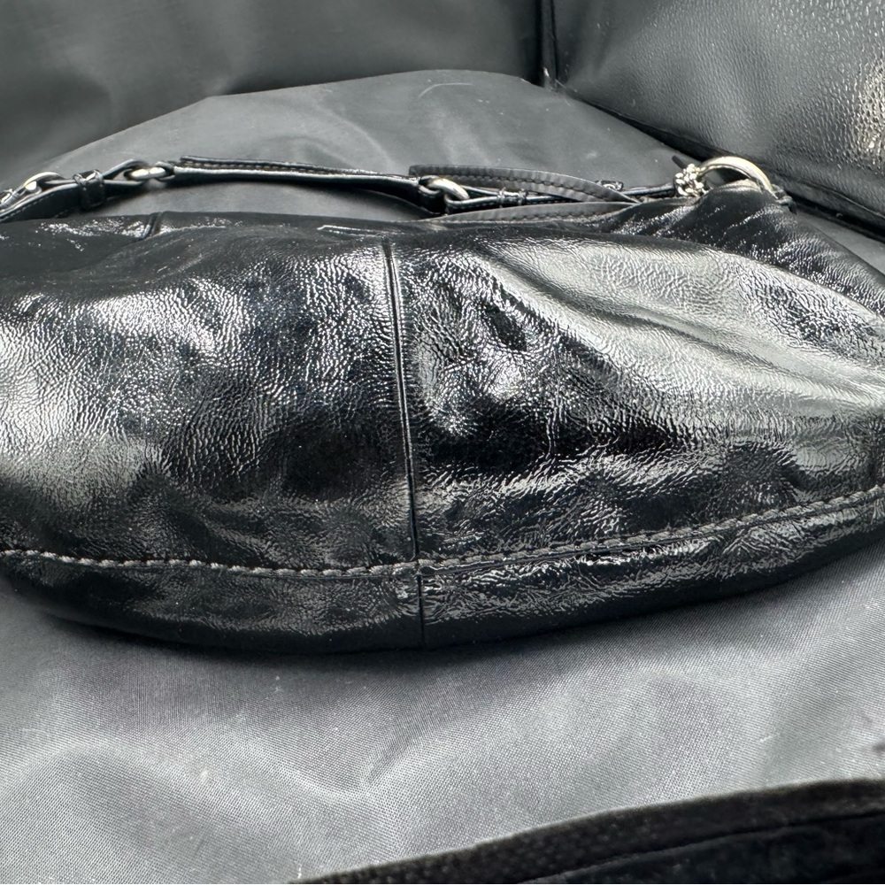Coach Black Patent Leather Soho Shoulder Bag - Picture 13 of 13
